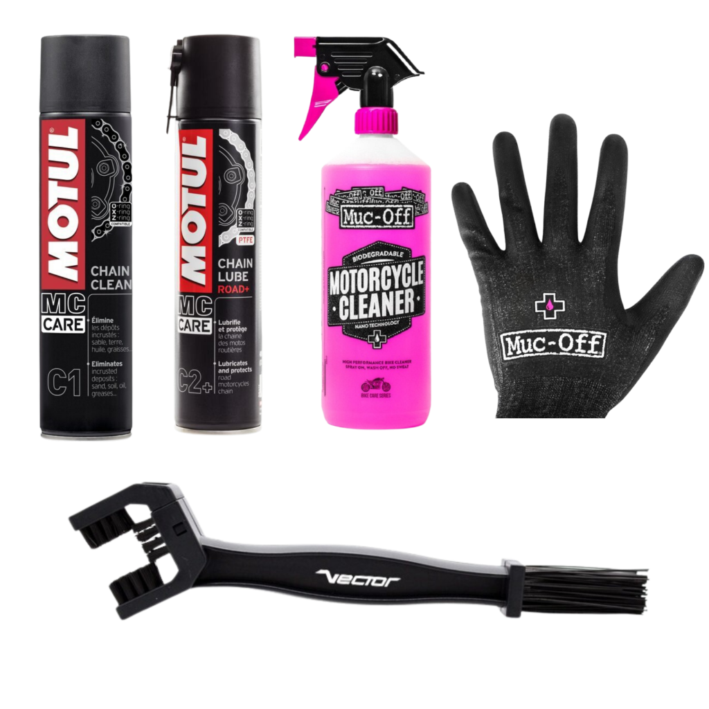 Motorradpflege-Set intensiv