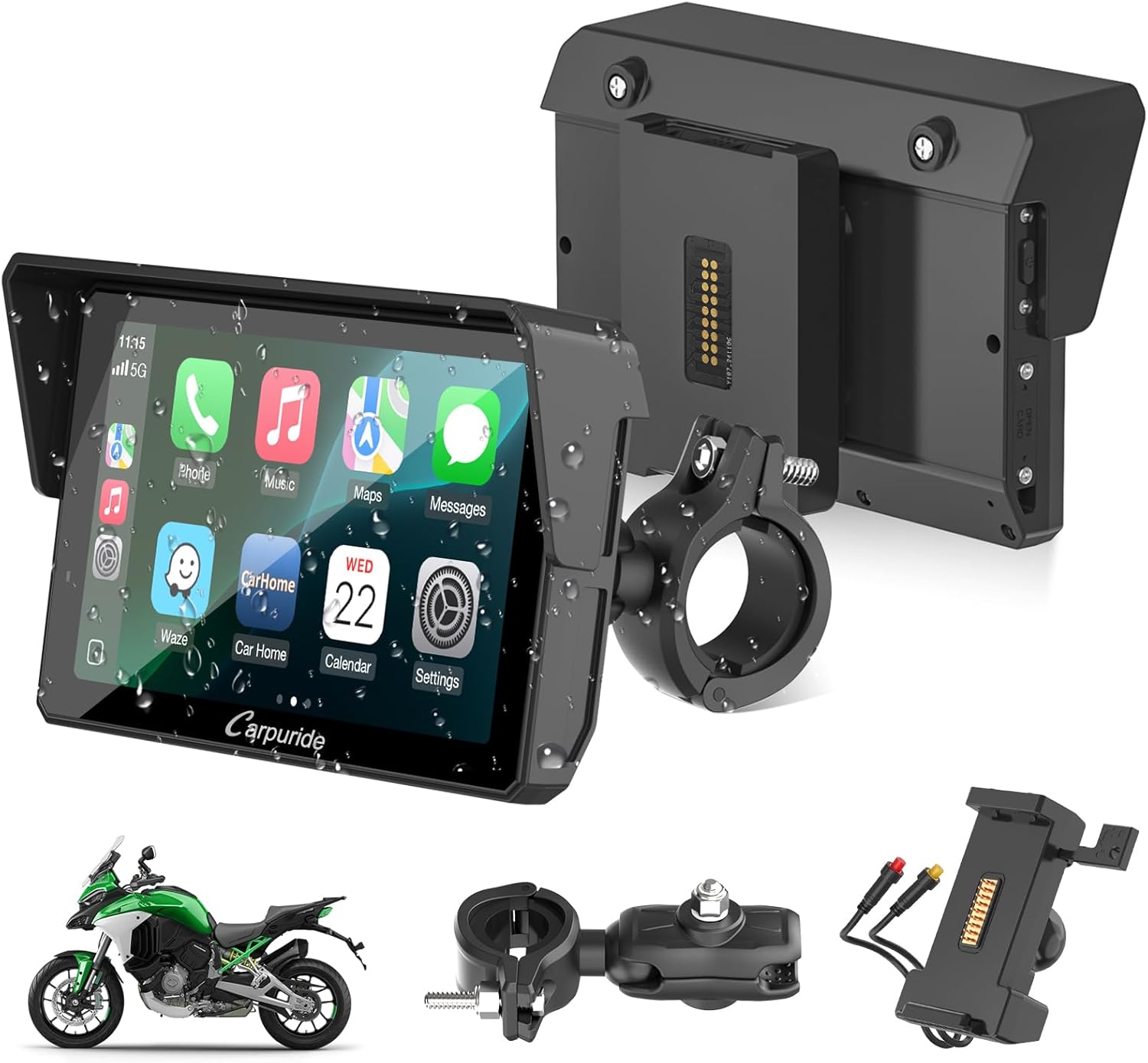 Carpuride W502S PRO Motorrad Carplay