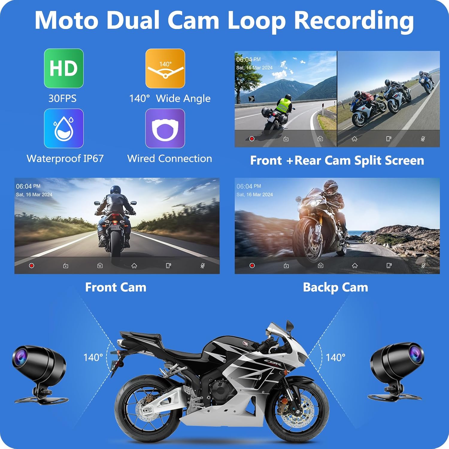 Carpuride W603D Motorrad Carplay – Bild 8