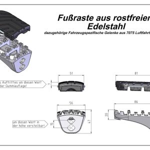 ION Fußrasten-Kit