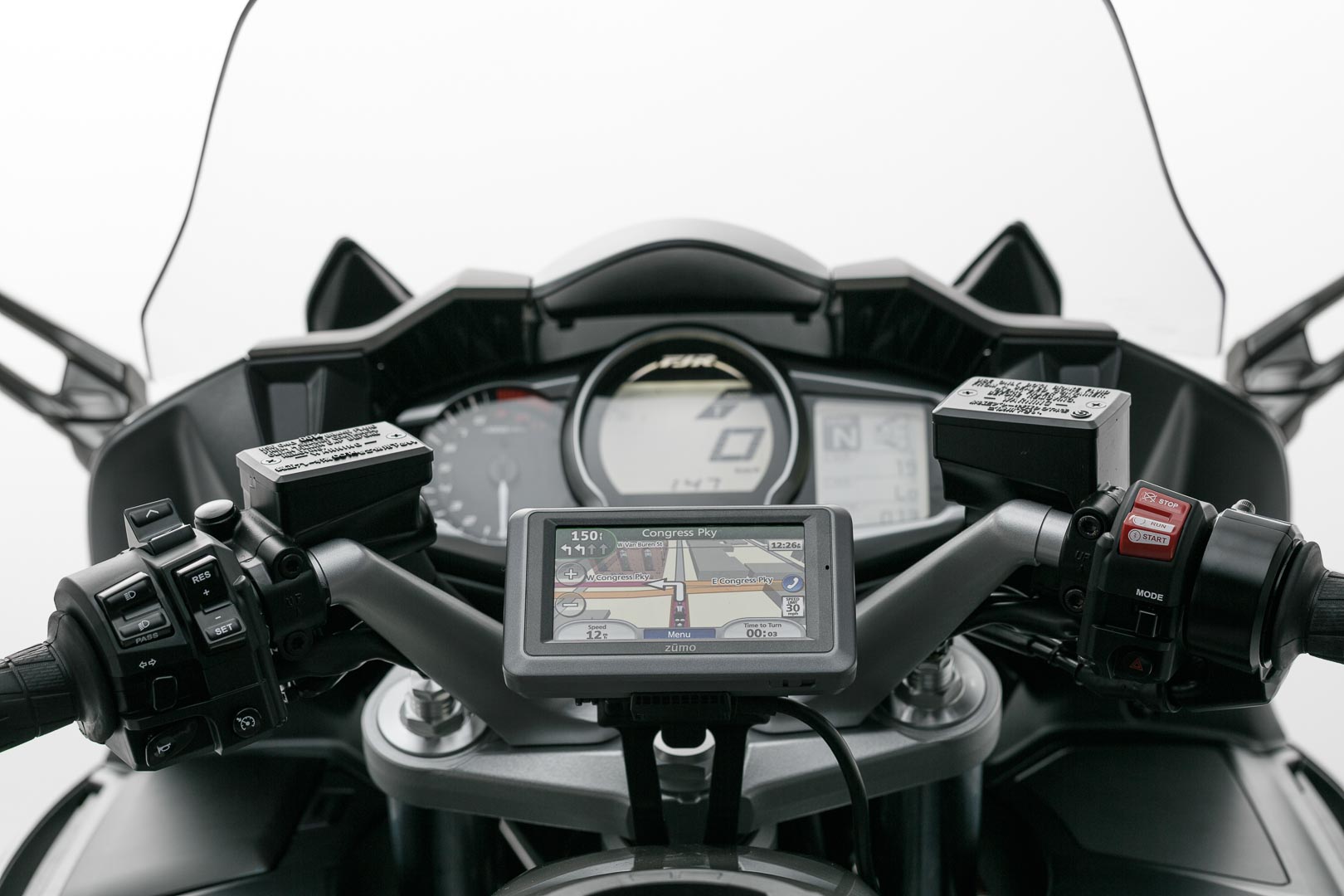 Navi-Halter am Lenker