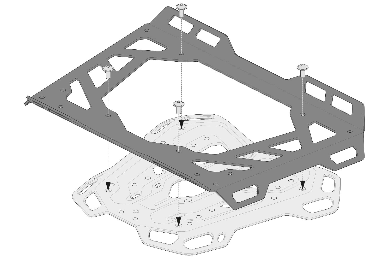 Erweiterung für ADVENTURE-RACK Gepäckträger – Bild 2