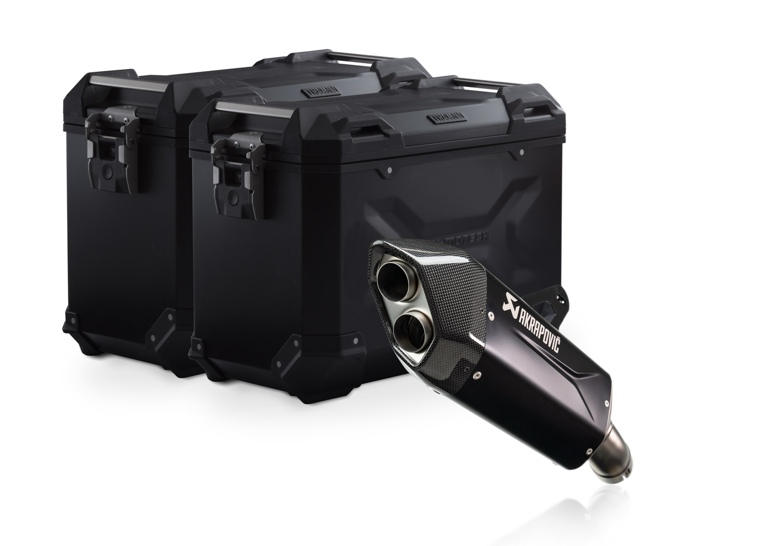 TRAX ADV Alukoffer-System + Akrapovic