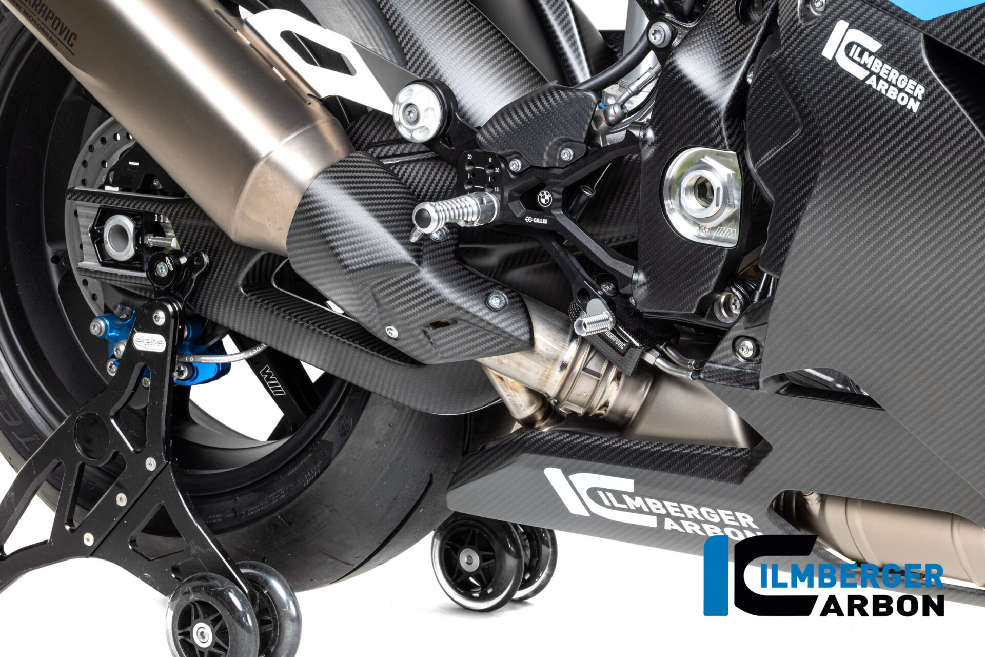 Auspuffhitzeschutz vorne am Schalldämpfer BMW S 1000 R ab 2021 BMW M 1000 RR Strasse ab 2025 – Bild 5