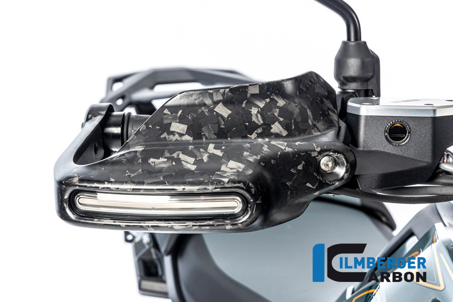 Handprotektor groß mit Blinkeraufnahme rechts BDC matt BMW R 1300 GS ab 2023 BMW R 1300 GS (ab 2023) Black Diamond Carbon
