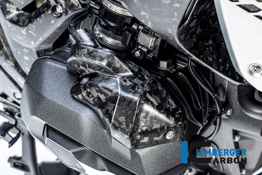 Einspritzdüsen Abdeckung rechts BDC matt BMW R 1300 GS ab 2023 BMW R 1300 GS Adventure (ab 2024) Black Diamond Carbon