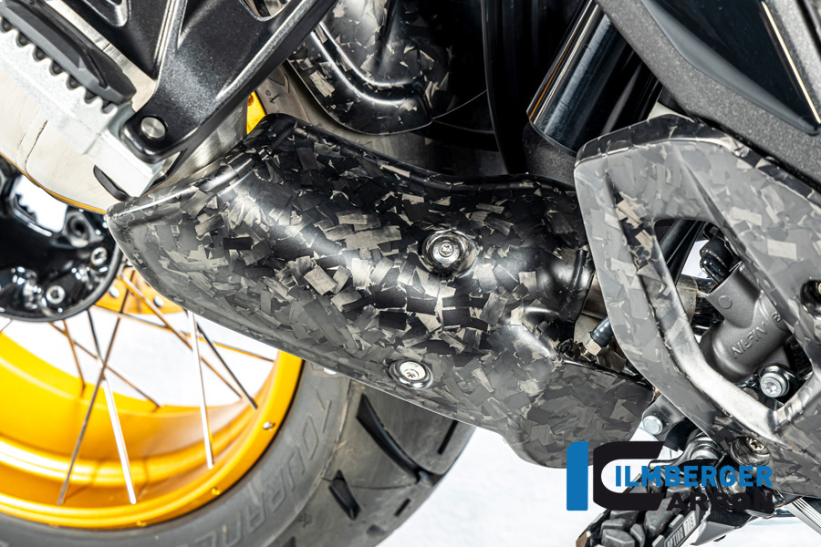 Auspuffhitzeschutz unten BDC matt BMW R 1300 GS ab 2023 BMW R 1300 GS Adventure (ab 2024) Black Diamond Carbon