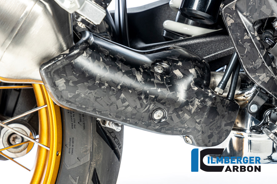 Auspuffhitzeschutz unten BDC matt BMW R 1300 GS ab 2023 BMW R 1300 GS Adventure (ab 2024) Black Diamond Carbon – Bild 2