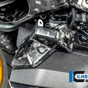 Einspritzdüsen Abdeckung links BDC matt BMW R 1300 GS ab 2023 BMW R 1300 RS Black Diamond Carbon