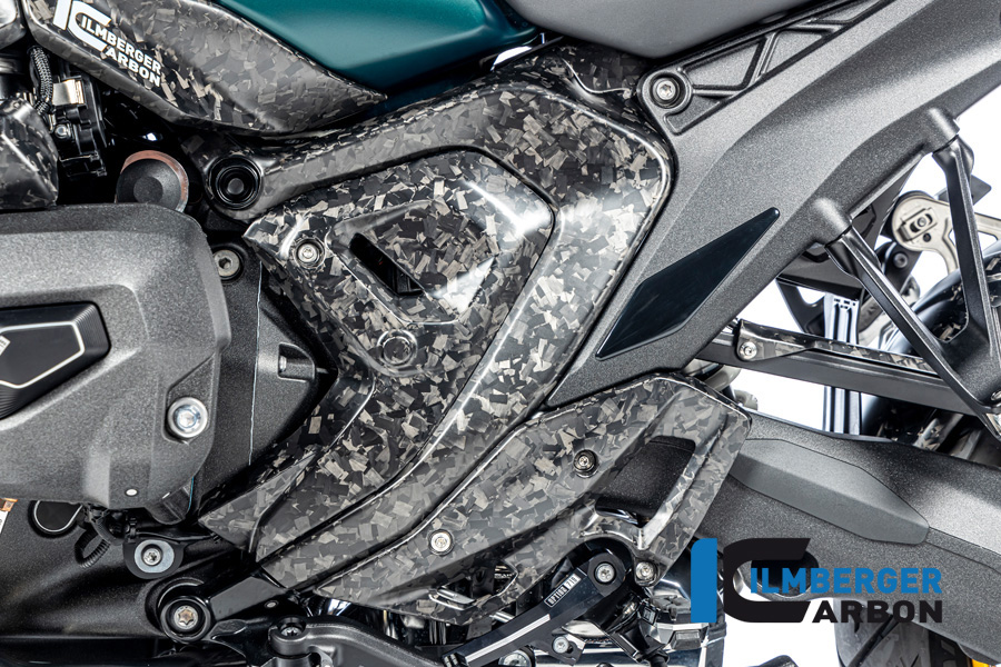 Rahmenabdeckung links BDC matt BMW R 1300 GS ab 2023 BMW R 1300 GS Adventure (ab 2024) Black Diamond Carbon