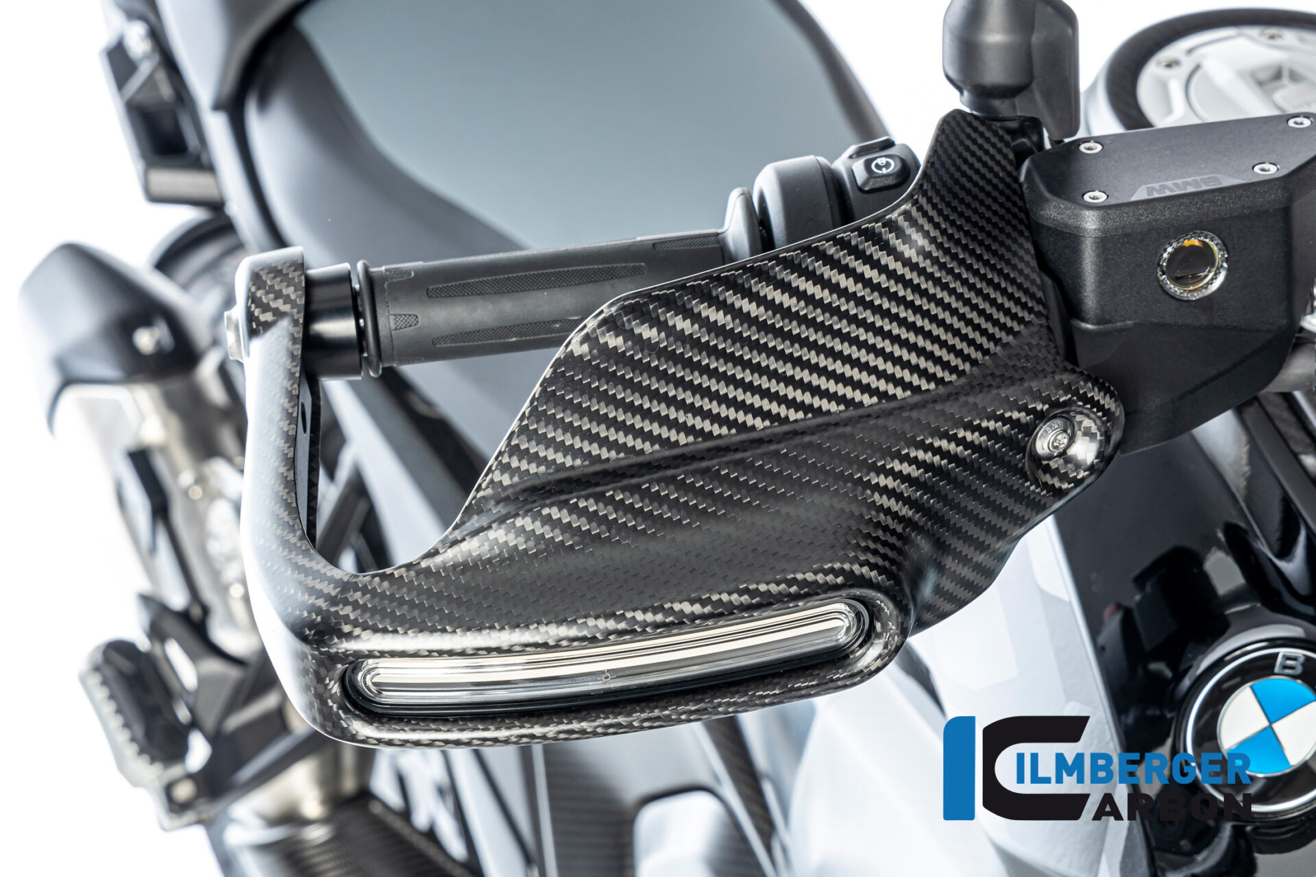 Handprotektor groß mit Blinkeraufnahme rechts matt BMW R 1300 GS ab 2023 BMW R 1300 GS Adventure (ab 2024) Carbon
