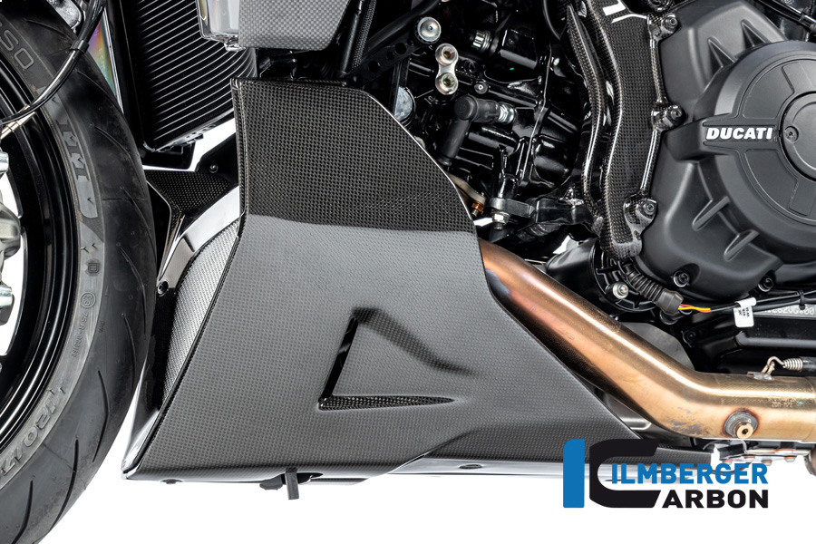 Motorspoiler links glanz Diavel 1260 DUCATI Diavel 1260 2019-2023