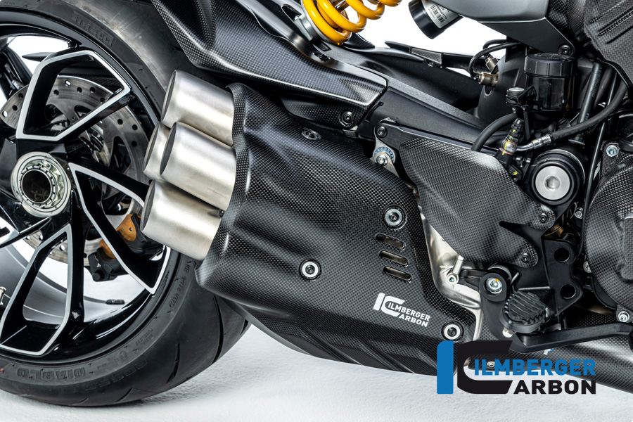 Auspuffhitzeschutz am Endtopf Ducati Diavel V4 ab 2023 matt DUCATI Diavel V4 (ab 2023)