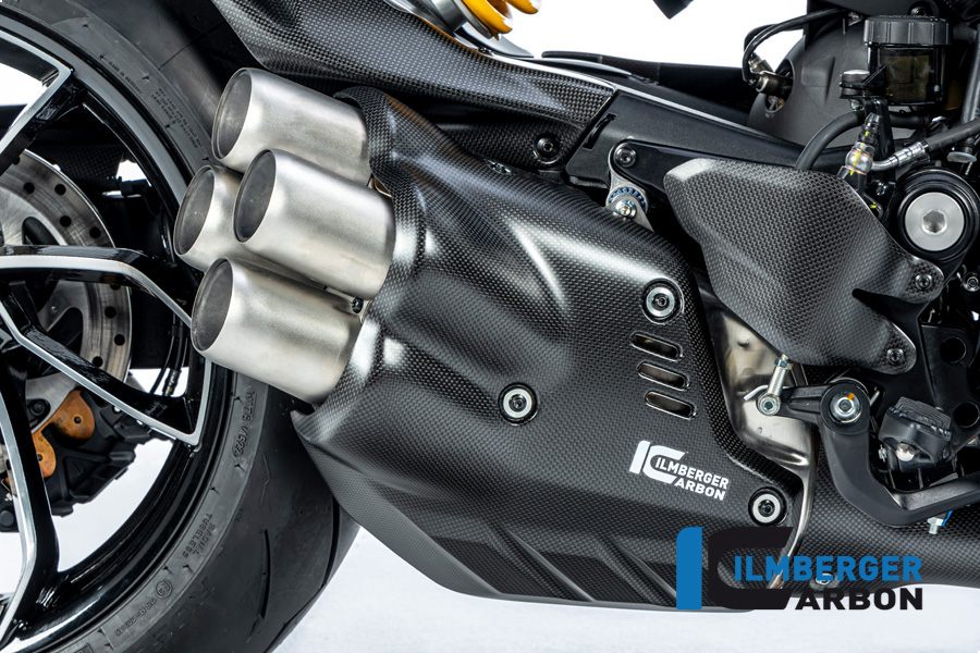 Auspuffhitzeschutz am Endtopf Ducati Diavel V4 ab 2023 matt DUCATI Diavel V4 (ab 2023) – Bild 2