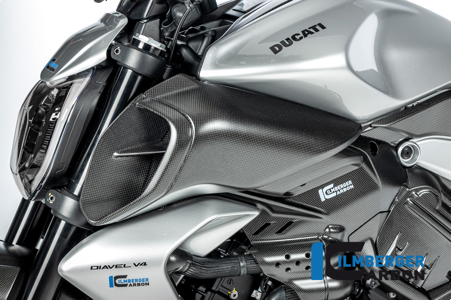 Luftkanaleinlassverkleidung links Ducati Diavel V4 ab 2023 matt DUCATI Diavel V4 (ab 2023)