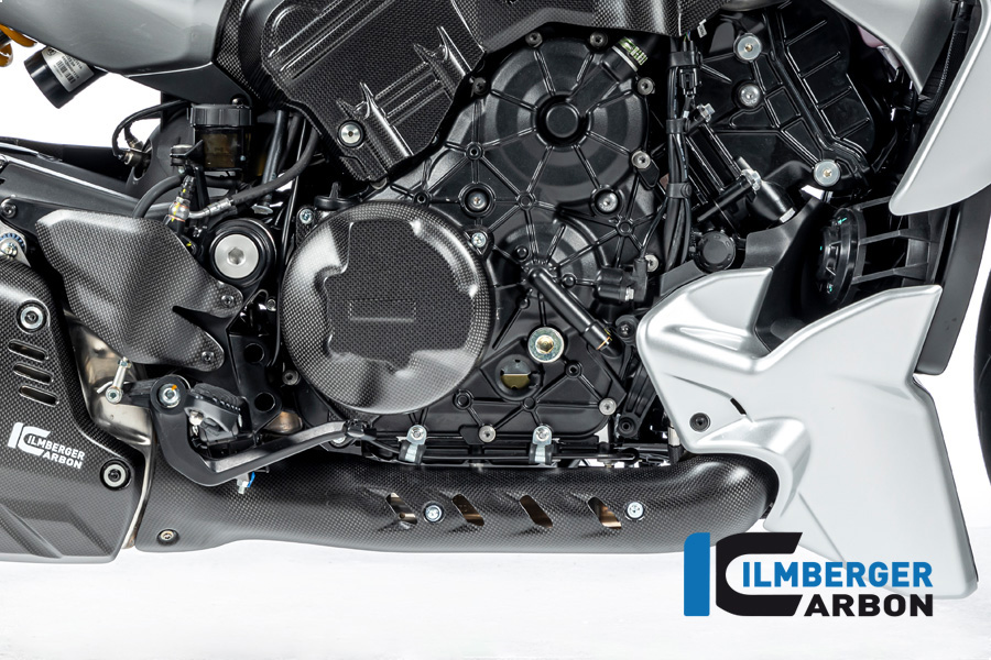 Auspuffhitzeschutz am Krümmer Ducati Diavel V4 ab 2023 matt DUCATI Diavel V4 (ab 2023)