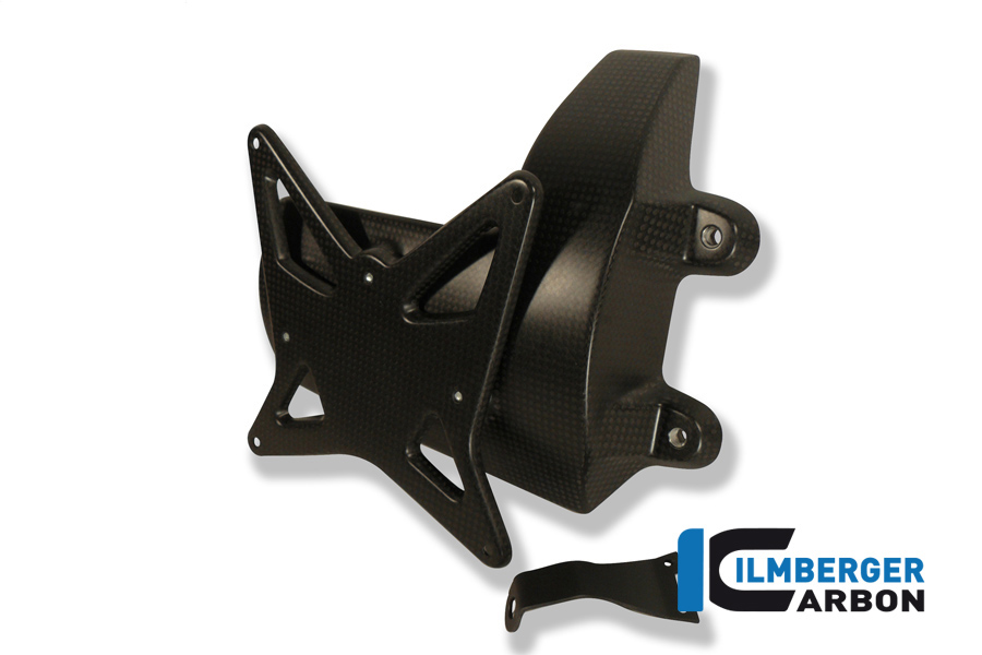 Kennzeichenträger incl. Kettenschutz Carbon DUCATI Diavel 2014-2018 – Bild 2