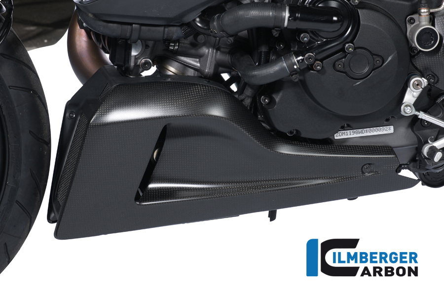 Motorspoiler/Ölkühlerverkleid. linke Seite Carbon DUCATI Diavel 2014-2018 – Bild 5