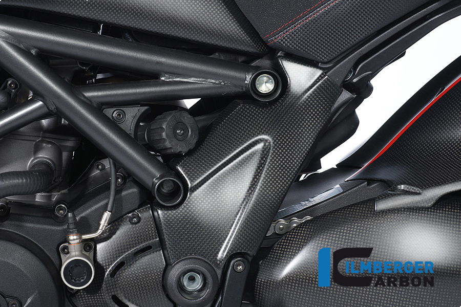 Rahmenabdeckung links Carbon DUCATI Diavel 2014-2018 – Bild 4