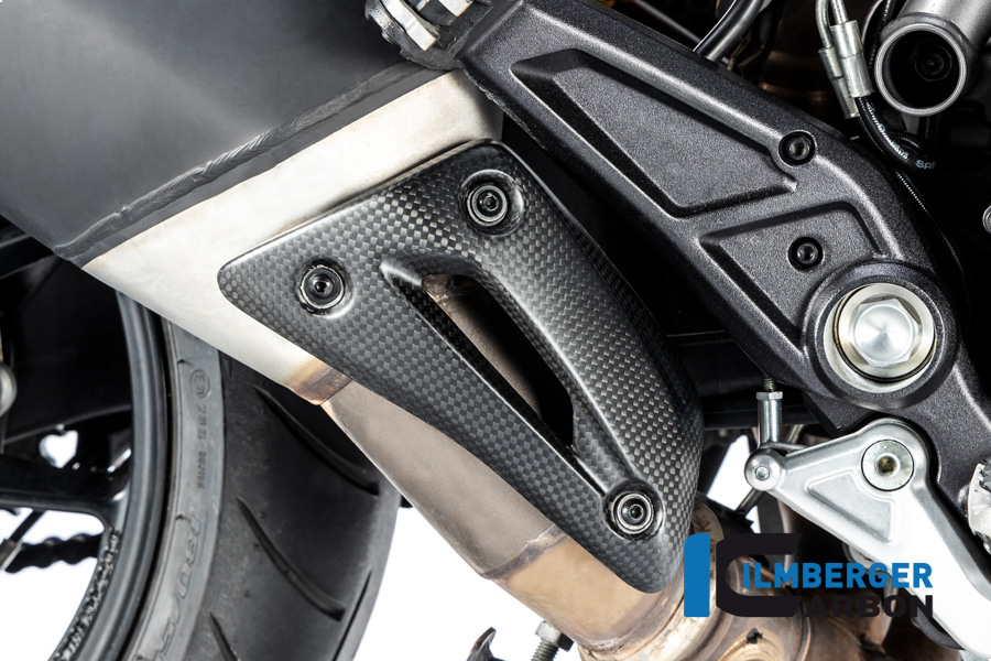 Auspuffhitzeschutz Schalldämpfer Carbon für Ducati Hypermotard ab 2013 Einzelstücke Einzelstücke Ducati