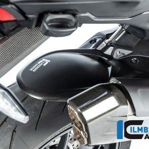 Kotflügel hinten mit Bremsleitungsabdeckung matt MTS /PP/RS DUCATI Multistrada V4 Pikes Peak 2021 - 2024