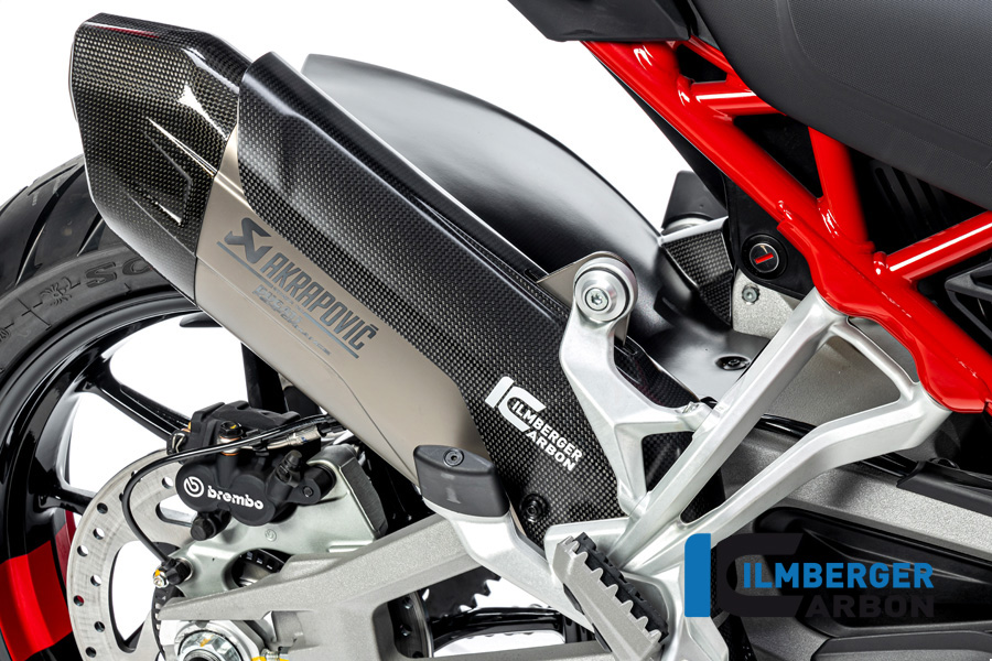 Auspuffhitzeschutz matt für Akrapovic Schalldämpfer der Multistrada V4 DUCATI Multistrada V4 RS ( ab 2024)