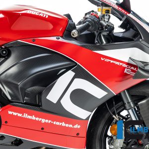 Verkleidungsseitenteil für Winglet vorbereitet rechts matt Panigale V2 DUCATI Panigale V2 2020 - 2024