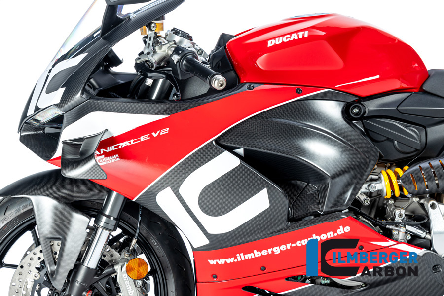 Verkleidungsseitenteil für Winglet vorbereitet links matt Panigale V2 DUCATI Panigale V2 2020 - 2024