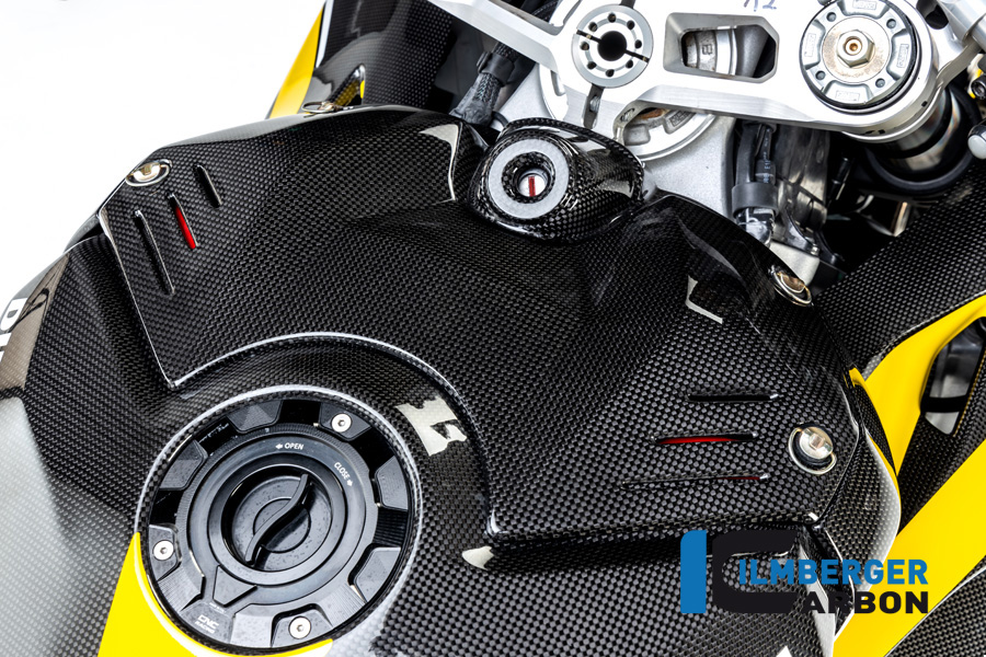 Tankabdeckung oben mit Zündungsdeckel glanz Panigale V4R Racing ab Bj 2019 DUCATI Panigale V4 / V4 S Racing (2020-2021)