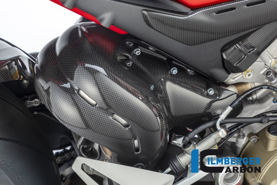 Auspuffhitzeschutz glanz 2tlg Panigale/Streetfighter V4 / V4 S DUCATI Streetfighter V4 2020 - 2022 – Bild 2