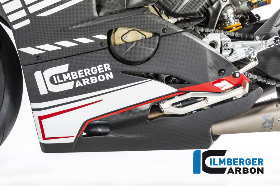Verkleidungsunterteil Slip On Auspuff.matt Panigale V4 DUCATI Panigale V4 R (2019-2021)