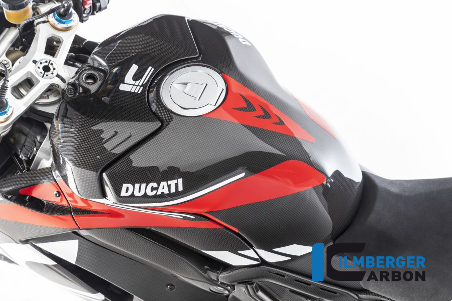 Tankverkleidung mit Crashpads glanz Ducati V4 Panigale Racing DUCATI Panigale V4 / V4 S Racing (2020-2021)