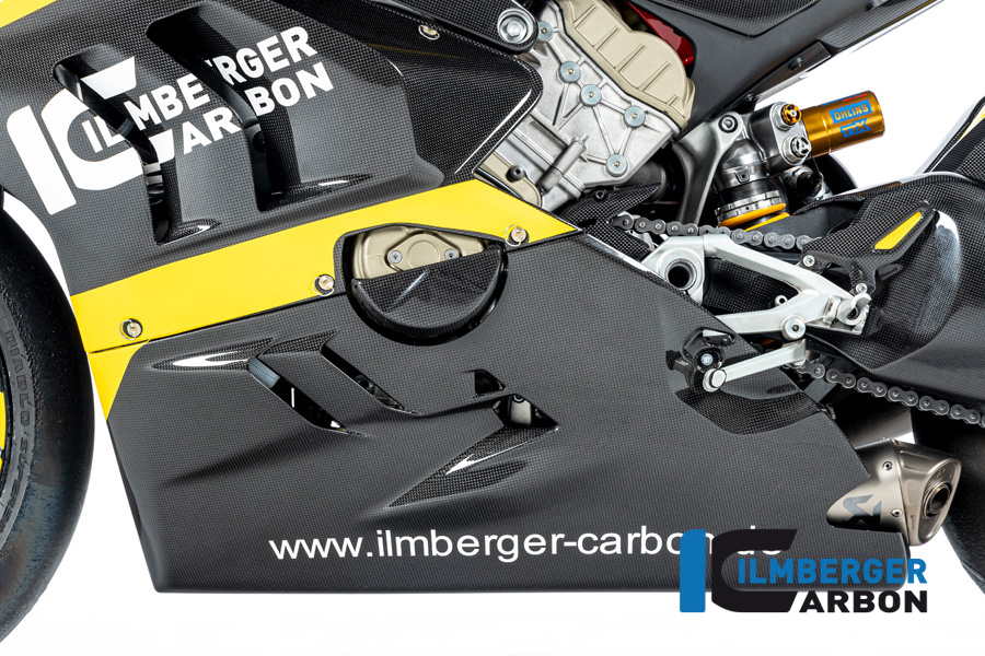 Verkleidungsunterteil glanz niedriger Auspuff Panigale V4 (S) 2022 Racing DUCATI Panigale V4 / V4 S Racing (2022-2024) – Bild 2
