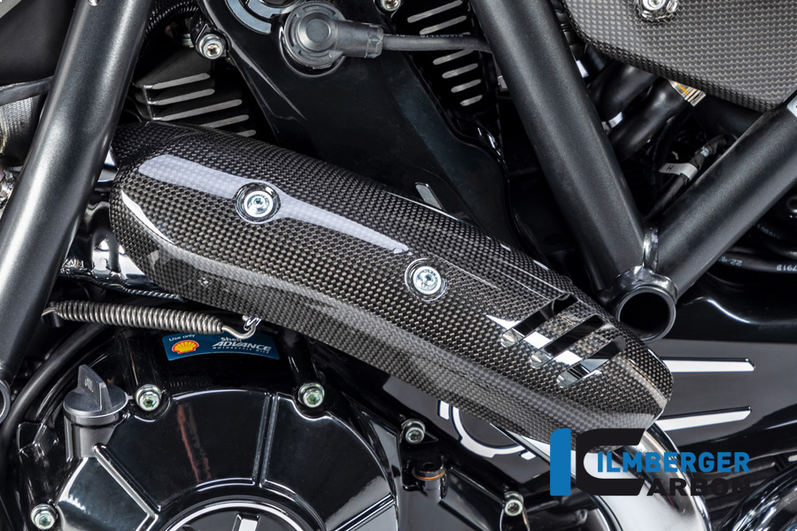 Auspuffhitzeschutz am Krümmer gross glanz Ducati Scrambler'16 DUCATI Scrambler Icon – Bild 4