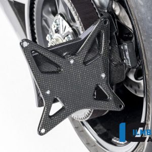 Kennzeichenhalter inkl.Zahnriemenabdeckung glanz Ducati XDiavel'16 / Diavel 1260 DUCATI XDiavel / XDiavel S (2018-2024)