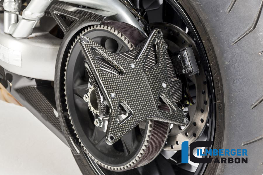 Kennzeichenhalter inkl.Zahnriemenabdeckung glanz Ducati XDiavel'16 / Diavel 1260 DUCATI XDiavel / XDiavel S (2018-2024) – Bild 2
