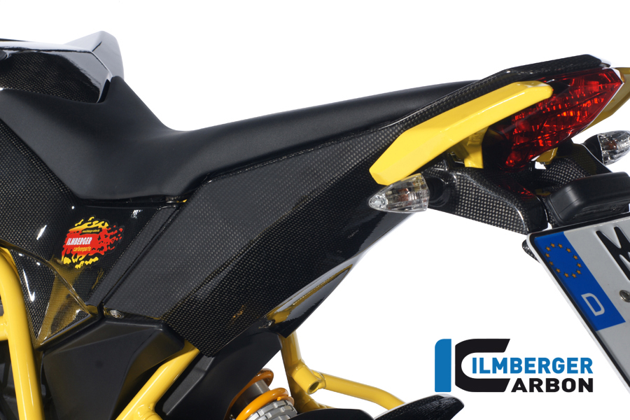 Rahmenheckabdeckung untere Sitzbankverkleidung Carbon HUSQVARNA Nuda 900 (2012-2014) – Bild 4