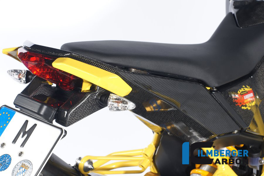 Rahmenheckabdeckung untere Sitzbankverkleidung Carbon HUSQVARNA Nuda 900 (2012-2014) – Bild 5