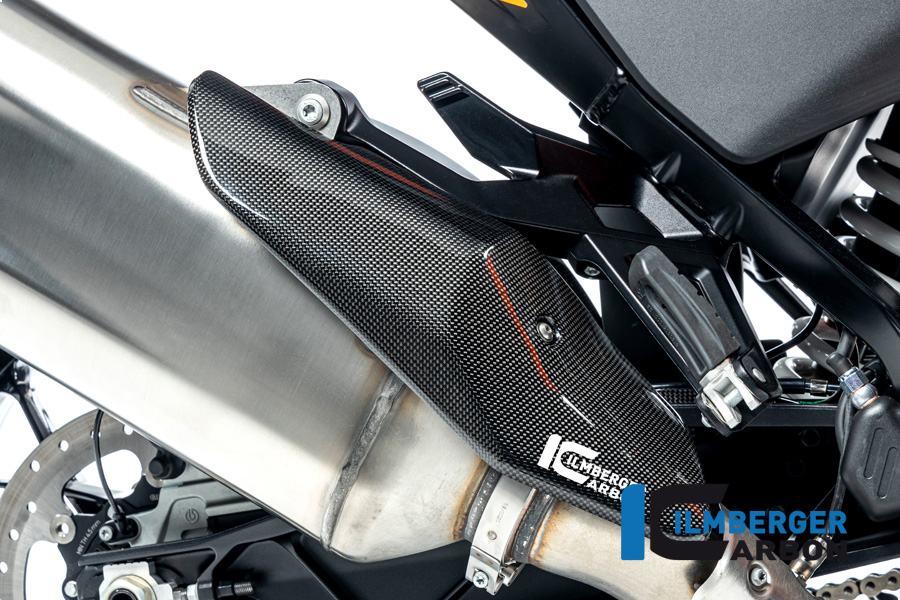 Auspuffhitzeschutz vorne am Schalldämpfer KTM 1290 Super Adventure ab 2021 KTM 1290 Super Adventure 2021-2025 – Bild 2