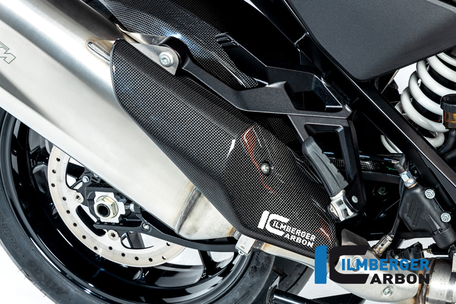 Auspuffhitzeschutz vorne am Schalldämpfer KTM 1290 Super Adventure ab 2021 KTM 1290 Super Adventure 2021-2025 – Bild 3