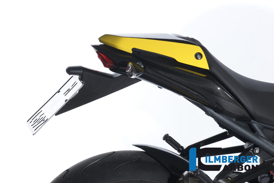 Nummerntafelhalter (incl Rücklichtverkleidung mit Blinkeraufnahme) Carbon Triumph Speed Triple 1050 Einzelstücke Einzelstücke Triumph
