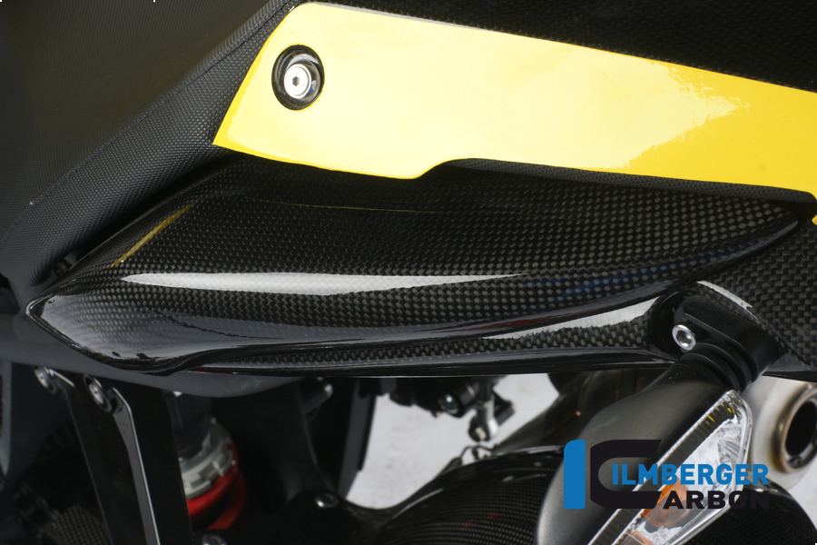 Seitendeckel unterm Sitz links Carbon TRIUMPH Speed Triple (2011)