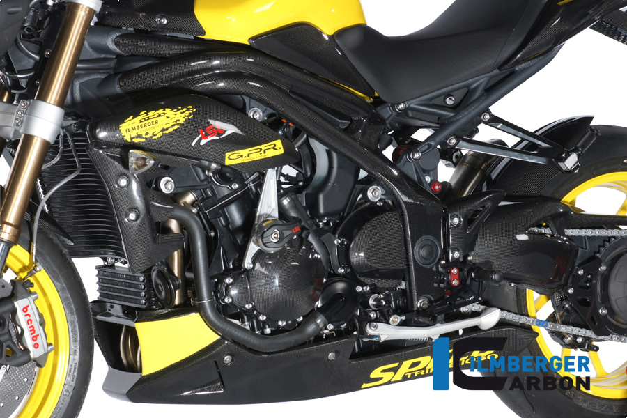 Wasserkühlerabdeckung links Carbon TRIUMPH Speed Triple (2011) – Bild 2