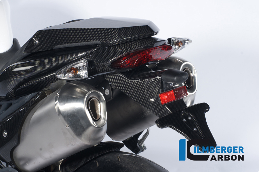 Nummerntafelhalter (incl Rücklichtverkleidung mit Blinkeraufnahme) Carbon Triumph Speed Triple 1050 Einzelstücke Einzelstücke Triumph – Bild 5
