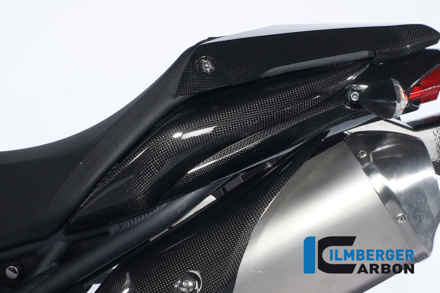 Seitendeckel unterm Sitz links Carbon TRIUMPH Speed Triple (2011) – Bild 2