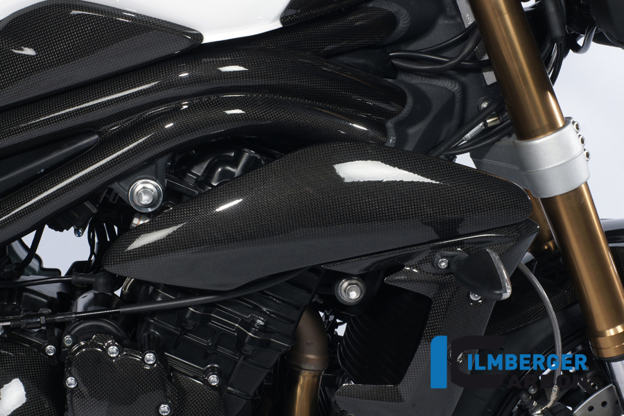 Seitendeckel überm Kühler rechts Carbon TRIUMPH Speed Triple (2011) – Bild 4