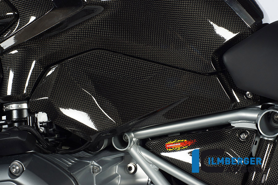 untere Tankabdeckung links / Ansaugrohrabdeckung links Carbon BMW R 1200 GS (LC) (2013-2016) – Bild 4