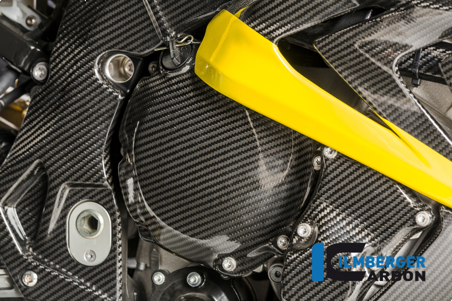 Kupplungsdeckelabdeckung Carbon BMW S 1000 RR Racing (2009-2011) – Bild 3
