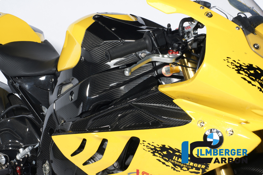Seitendeckel rechts am Tank Carbon BMW S 1000 RR Racing (2012-2014)