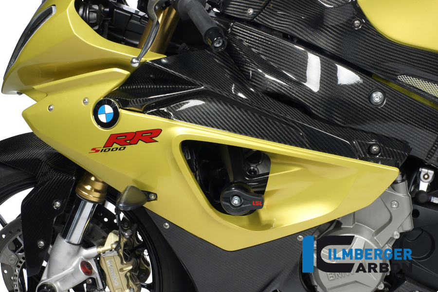 Plakettenträger links (oberes Teil des Verkleidungsseitenteils) Carbon BMW S 1000 RR Strasse (2009-2011)